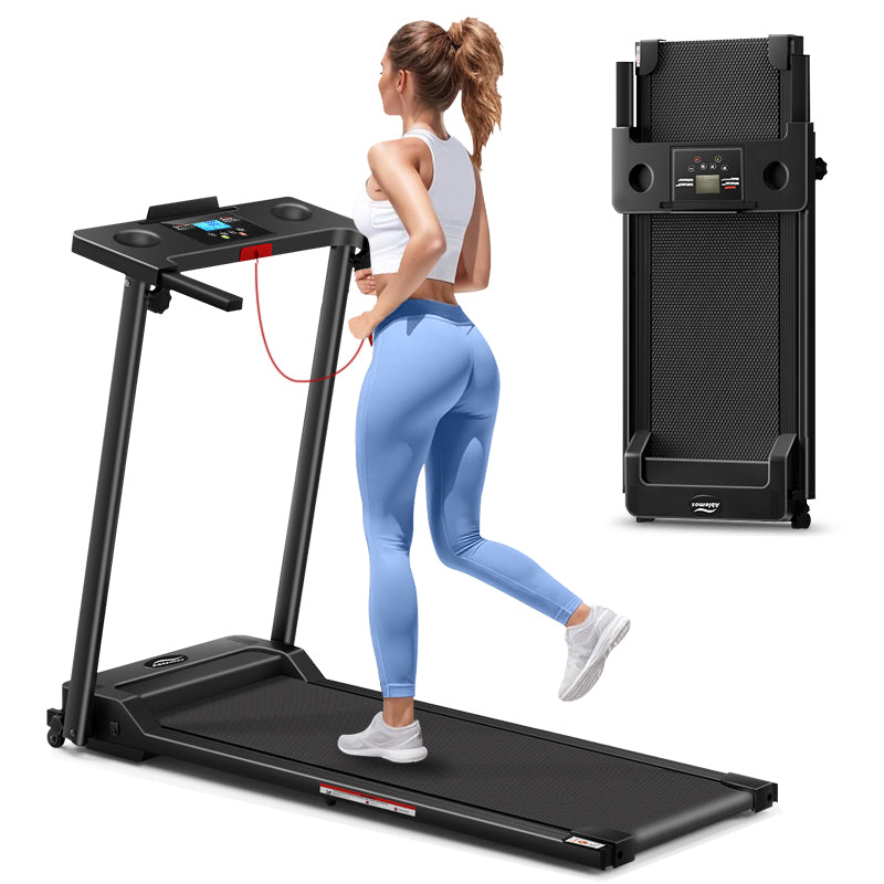 Portable Folding Treadmill 3.0HP - 300lbs Home Walking Pad