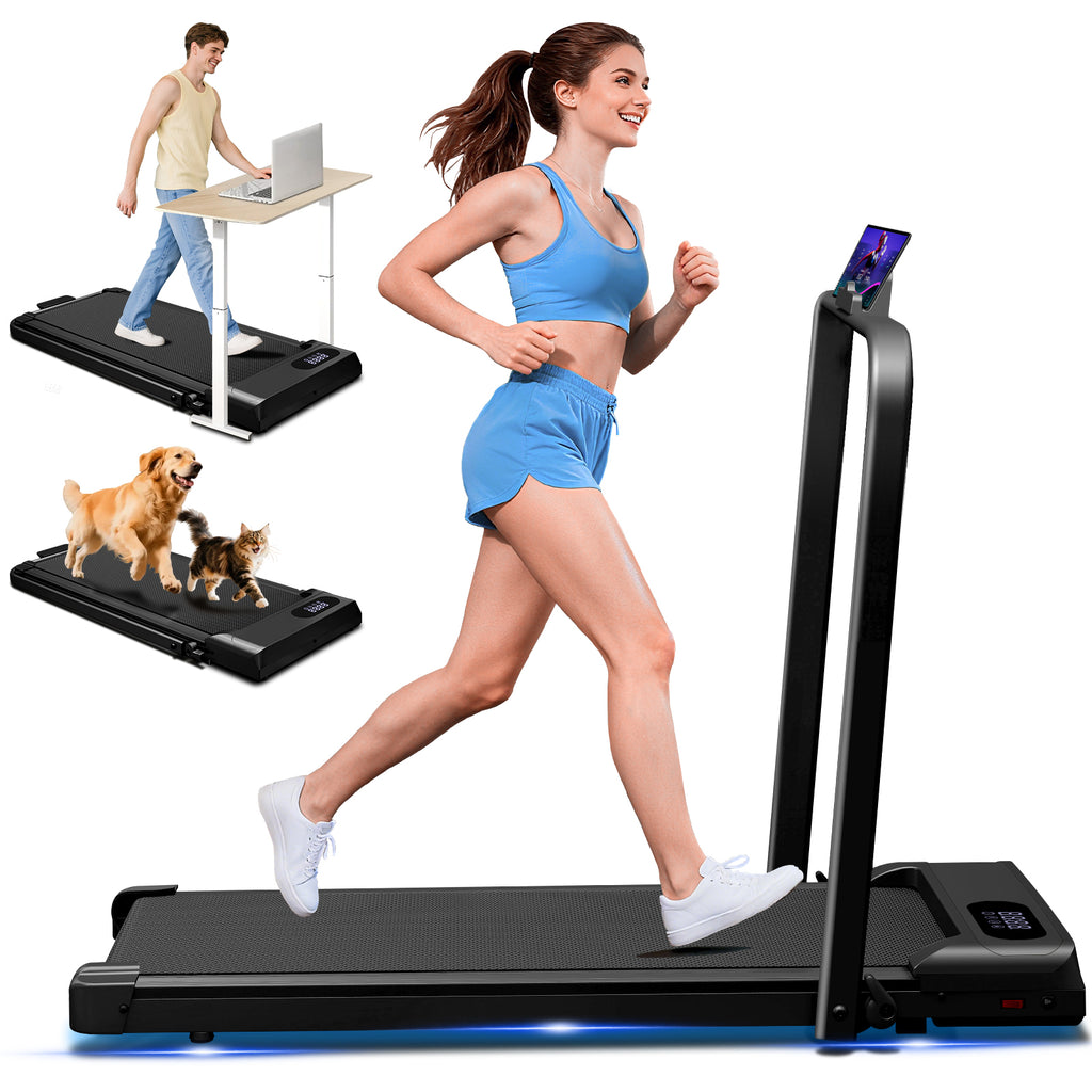 Tomile Walking Pad for Home/Office, Folding Treadmill 2.5HP, Under Desk Treadmill with Remote, 320 lbs Weight Capacity