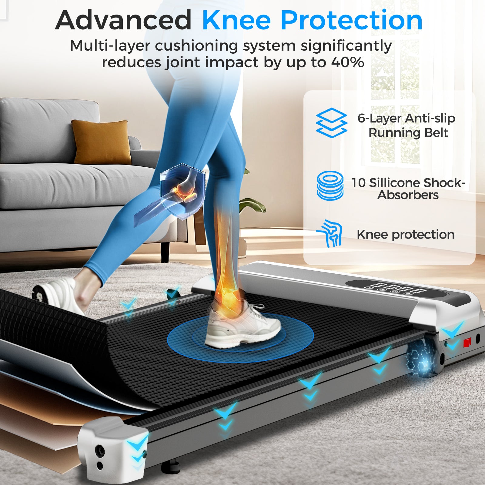 Upgrade Walking Pad Treadmill For Home