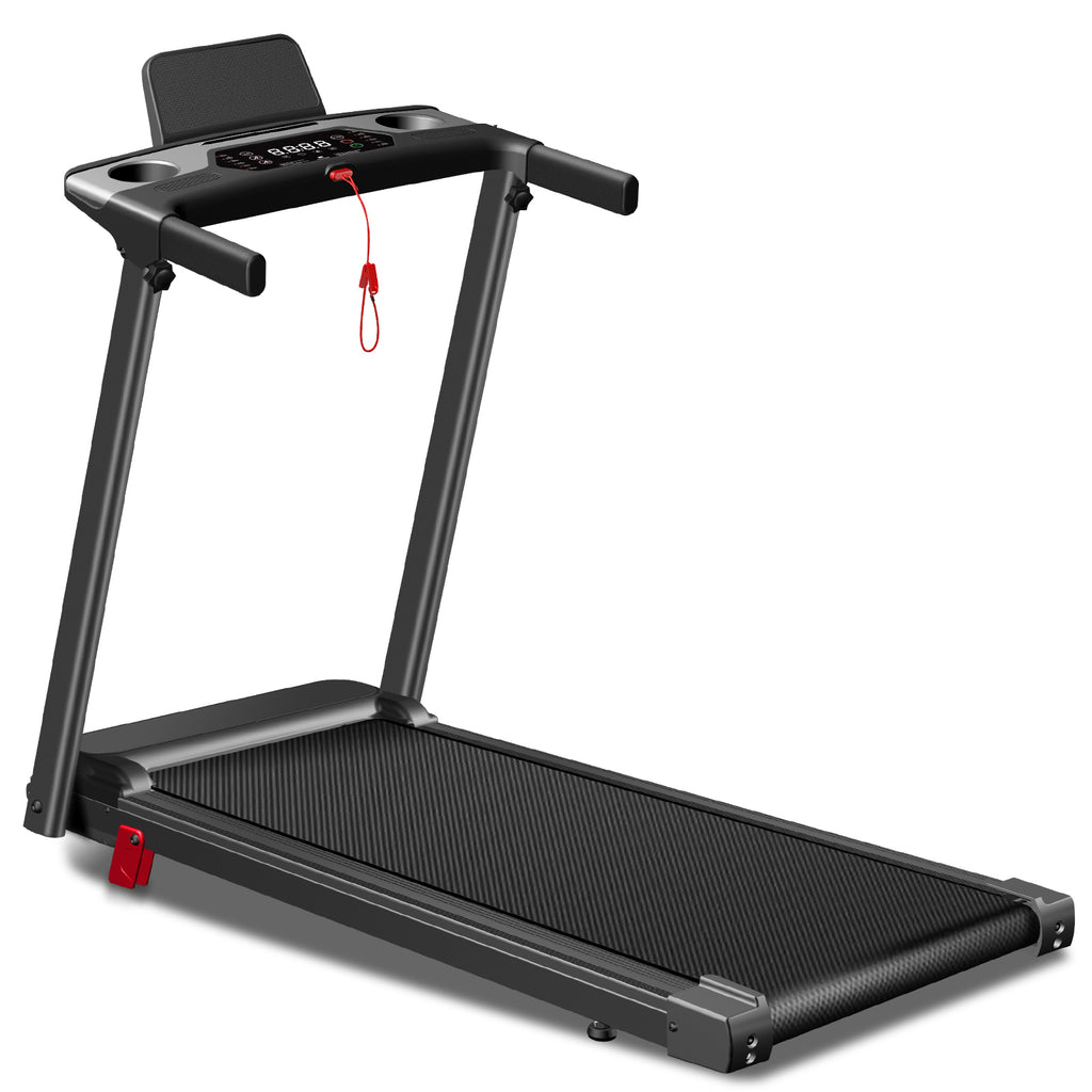 Tomile Foldable Electric Treadmill for Home, 3.0 HP Portable Treadmill with Incline for Running Exercise, 300 lb Capacity